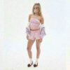 LOOSE KURZE BAUMWOLLJERSEY