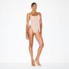 Milchig-transparenter Camisole-Body Milchig-transparenter Camisole-Body