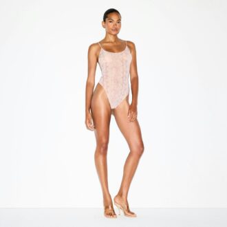 Milchig-transparenter Camisole-Body Milchig-transparenter Camisole-Body