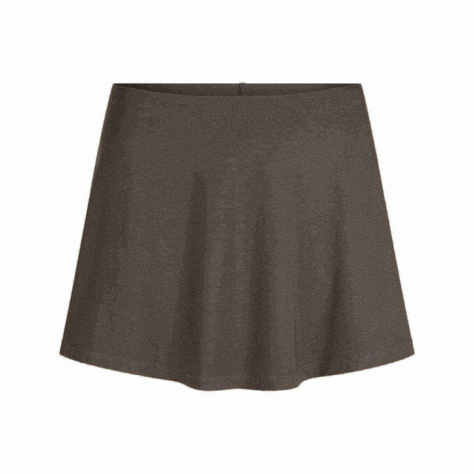 MINI-SKORT MIT GLATTEN LÄNGEN MINI-SKORT MIT GLATTEN LÄNGEN
