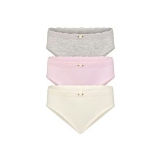 Nahtlose Baumwoll-Spitzenbikinis für junge Frauen, 3er-Pack Nahtlose Baumwoll-Spitzenbikinis für junge Frauen, 3er-Pack