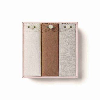 Nahtlose Baumwoll-Spitzenbikinis für junge Frauen, 3er-Pack Nahtlose Baumwoll-Spitzenbikinis für junge Frauen, 3er-Pack