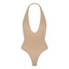 Nahtloser, tief ausgeschnittener String-Body