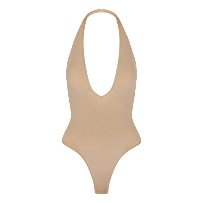 Nahtloser, tief ausgeschnittener String-Body