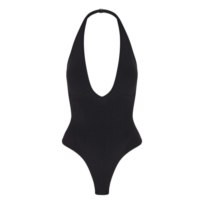 Nahtloser, tief ausgeschnittener String-Body
