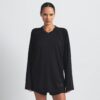 NikeSKIMS AIRY V-NECK OVERSIZED LANGARM-TOP NikeSKIMS AIRY V-NECK OVERSIZED LANGARM-TOP
