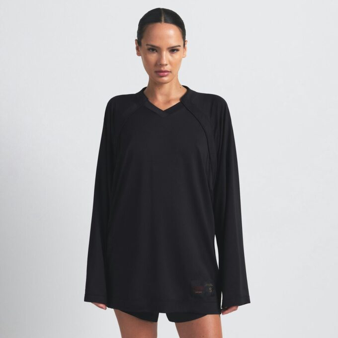 NikeSKIMS AIRY V-NECK OVERSIZED LANGARM-TOP NikeSKIMS AIRY V-NECK OVERSIZED LANGARM-TOP