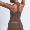 NikeSKIMS MATTE MOCK NECK RACER TANK NikeSKIMS MATTE MOCK NECK RACER TANK