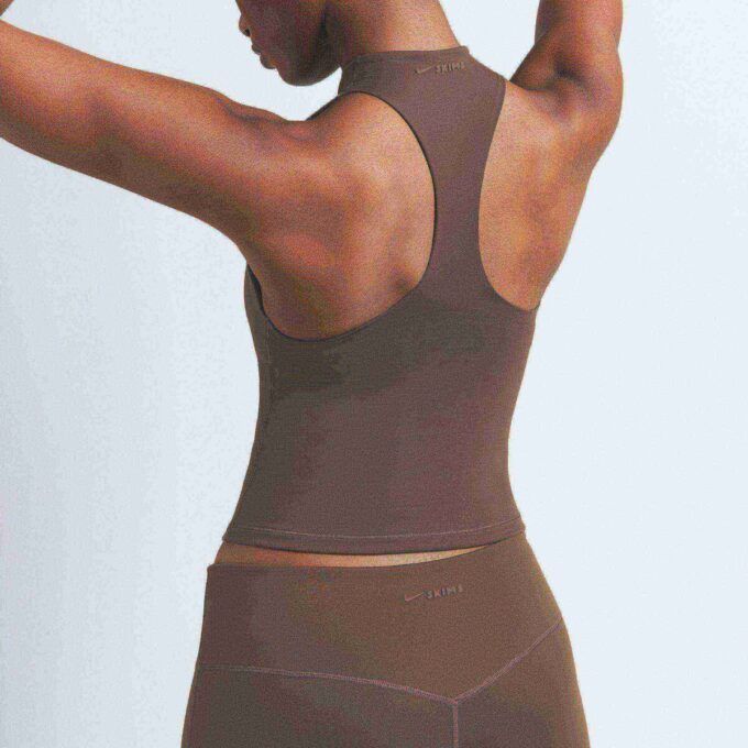 NikeSKIMS MATTE MOCK NECK RACER TANK NikeSKIMS MATTE MOCK NECK RACER TANK