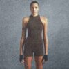 NikeSKIMS MATTE MOCK NECK RACER TANK NikeSKIMS MATTE MOCK NECK RACER TANK