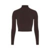 NikeSKIMS VINTAGE NAHTLOSES MOCK NECK CROP TOP NikeSKIMS VINTAGE NAHTLOSES MOCK NECK CROP TOP