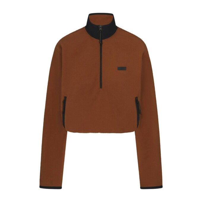 Outdoor-Fleece-Pullover mit halbem Reißverschluss Outdoor-Fleece-Pullover mit halbem Reißverschluss