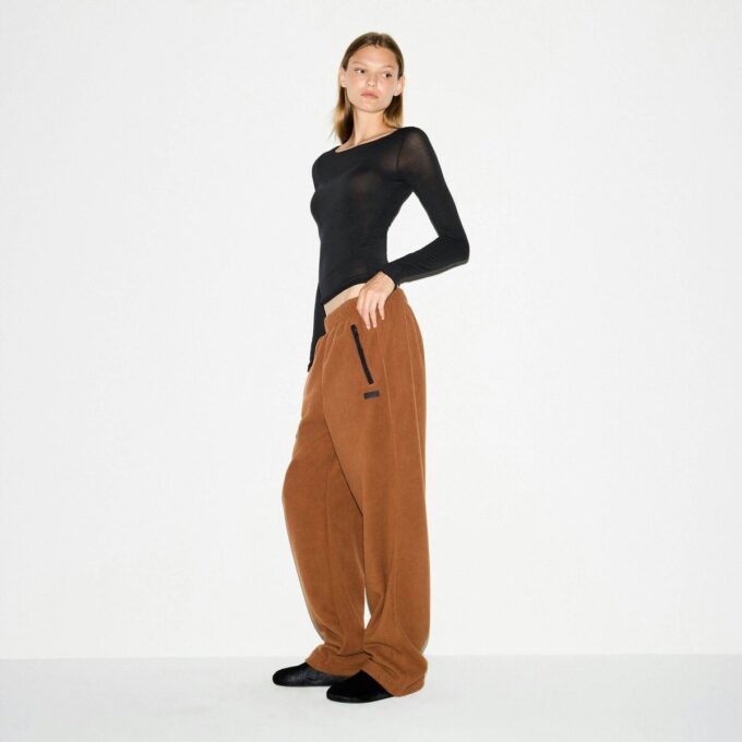 Outdoor-Fleecehose mit geradem Bein Outdoor-Fleecehose mit geradem Bein