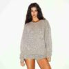 Oversize-Pullover aus Wolle und Kaschmir mit V-Ausschnitt