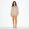 Oversize-Pullover aus Wolle und Kaschmir mit V-Ausschnitt