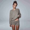 Oversize-Pullover aus Wolle und Kaschmir mit V-Ausschnitt