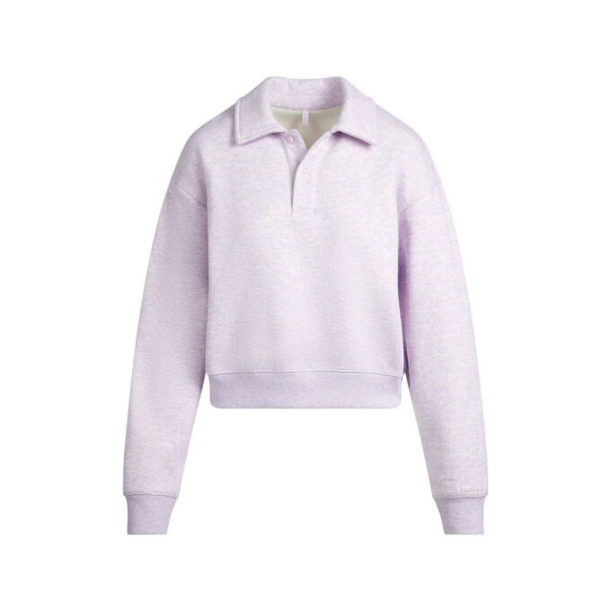 Poloshirt aus Baumwollfleece