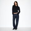 Pullover aus Wolle und Kaschmir mit Rundhalsausschnitt