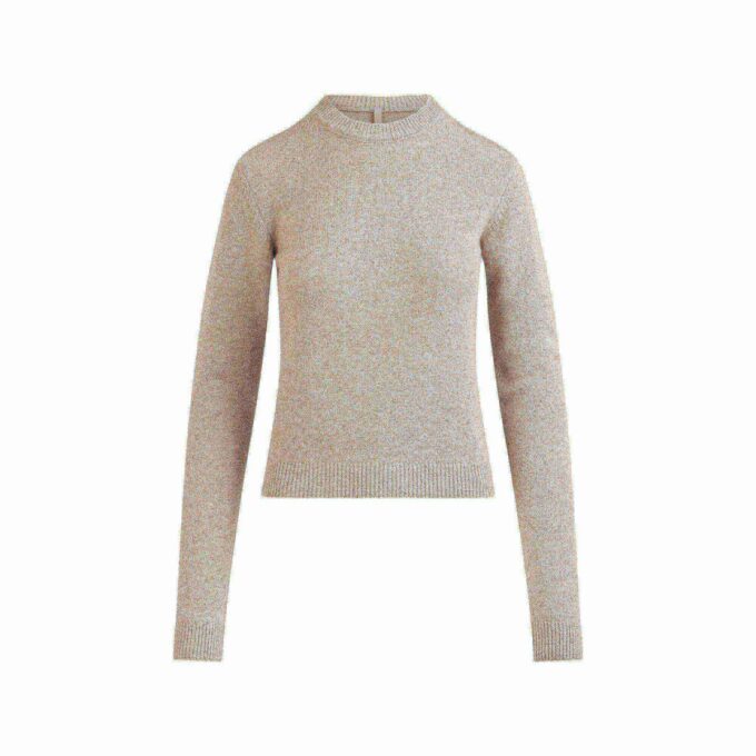 Pullover aus Wolle und Kaschmir mit Rundhalsausschnitt