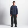 SCHWERES BAUMWOLL-HERREN-Langarmshirt mit lockerer Passform SCHWERES BAUMWOLL-HERREN-Langarmshirt mit lockerer Passform