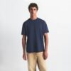SCHWERES BAUMWOLL-HERREN-T-SHIRT MIT RELAXED-SCHNITTEN SCHWERES BAUMWOLL-HERREN-T-SHIRT MIT RELAXED-SCHNITTEN
