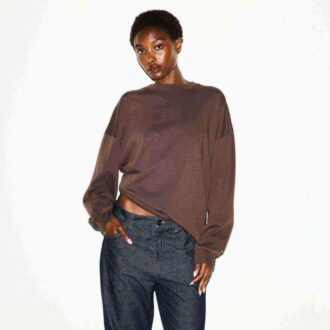 SCHWERES BAUMWOLL-OVERSIZE-LANGARM-T-SHIRT