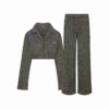 SCHWERES FLANELL-SCHLAFSET (KURZ)