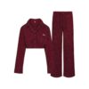 SCHWERES FLANELL-SCHLAFSET (KURZ)