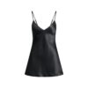 SCHWERES SATIN-CAMI-MINIKLEID