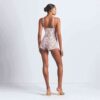 Set aus Stretch-Spitzen-Dreiecks-Cami und Shorts Set aus Stretch-Spitzen-Dreiecks-Cami und Shorts