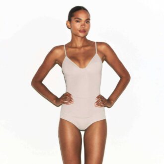 Shapewear-Stringbody aus Baumwolle