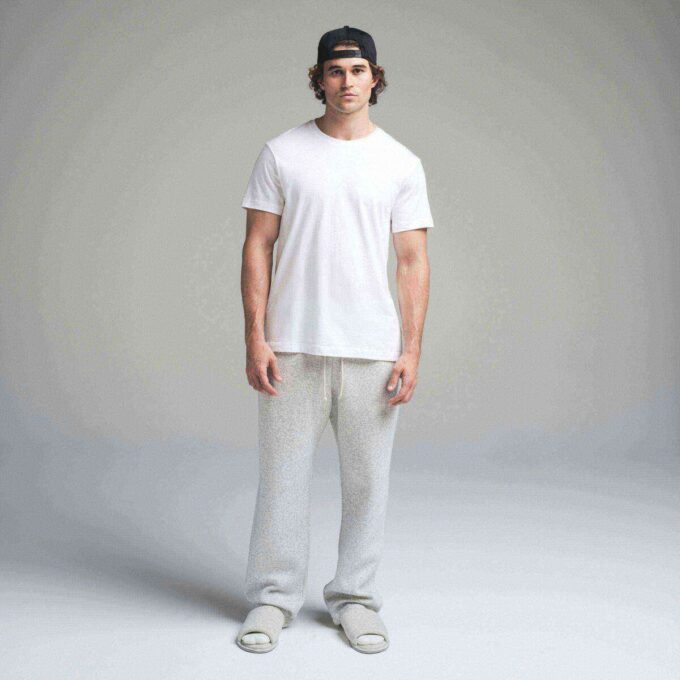 SKIMS BAUMWOLL-HERREN-KLASSISCHES T-SHIRT SKIMS BAUMWOLL-HERREN-KLASSISCHES T-SHIRT