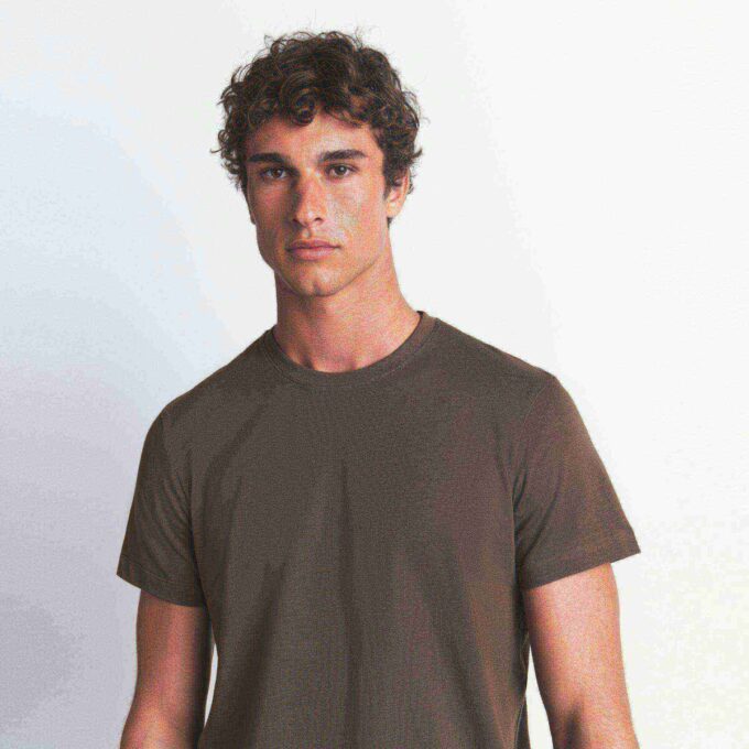 SKIMS BAUMWOLL-HERREN-KLASSISCHES T-SHIRT SKIMS BAUMWOLL-HERREN-KLASSISCHES T-SHIRT
