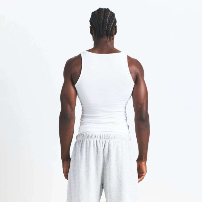 SKIMS Baumwoll-Rib-Tanktop für Herren, 3er-Pack SKIMS Baumwoll-Rib-Tanktop für Herren, 3er-Pack