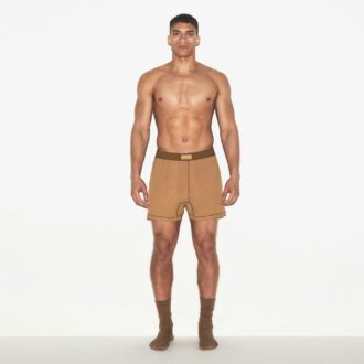 SKIMS Baumwoll-Strickboxershorts für Herren, 3er-Pack