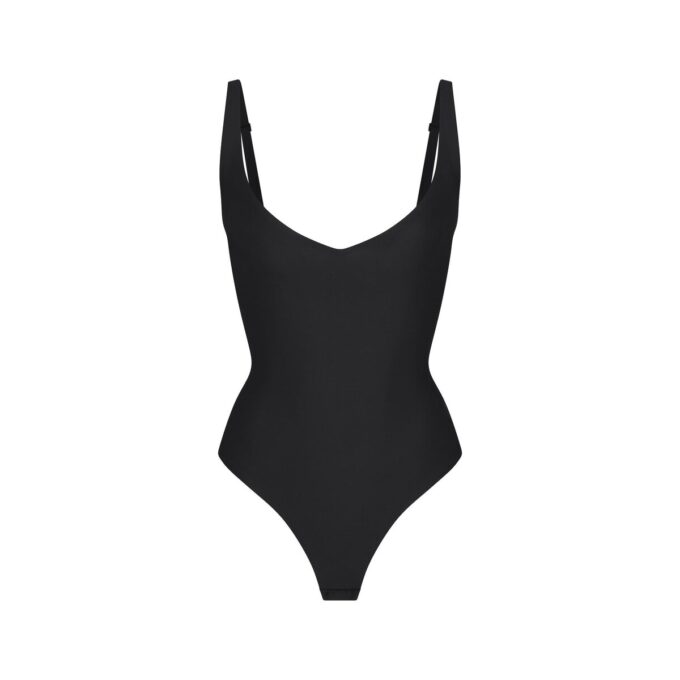SKIMS BODY CORE SCULPT PLINGE THONG BODYSUIT SKIMS BODY CORE SCULPT PLINGE THONG BODYSUIT
