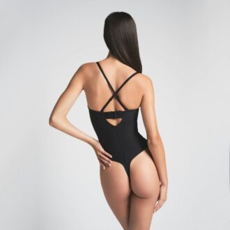 SKIMS Body mit Bügeln und String-Tanga