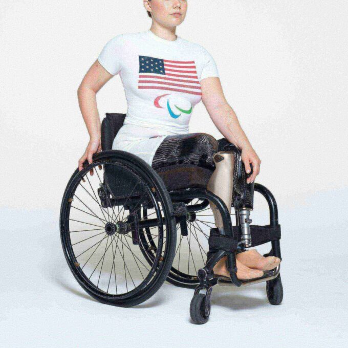 SKIMS FÜR DAS USA-BAUMWOLLTRIKOTS-PARALYMPIA-T-SHIRT SKIMS FÜR DAS USA-BAUMWOLLTRIKOTS-PARALYMPIA-T-SHIRT