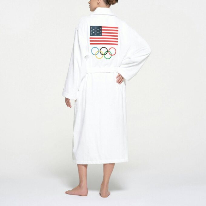 SKIMS FÜR TEAM USA TERRY OLYMPIC UNISEX-ROTENBAUM SKIMS FÜR TEAM USA TERRY OLYMPIC UNISEX-ROTENBAUM