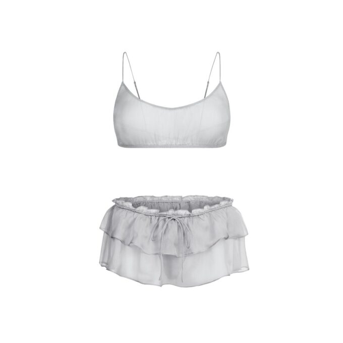 SKIMS ROMANCE BRALETTE- UND ROCK-SET