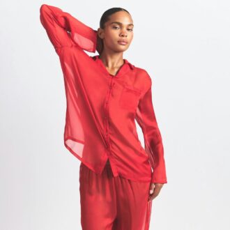 SKIMS ROMANCE Hemd- und Hosen-Set mit Knopfleiste