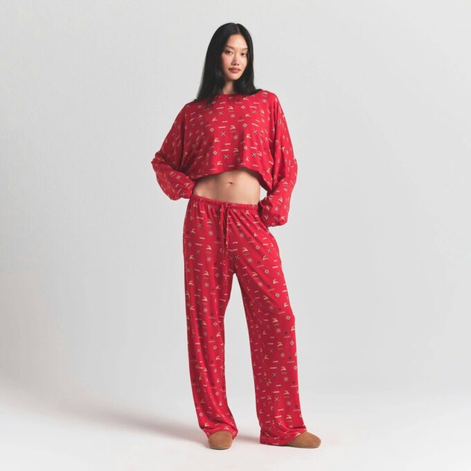 SKIMS SLEEP CROPPED LANGARM- UND HOSENSET SKIMS SLEEP CROPPED LANGARM- UND HOSENSET