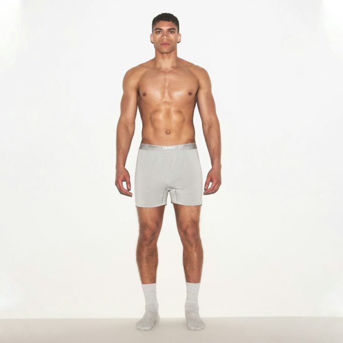 SKIMS STRETCH Herren-Strickboxershorts, 3er-Pack SKIMS STRETCH Herren-Strickboxershorts, 3er-Pack