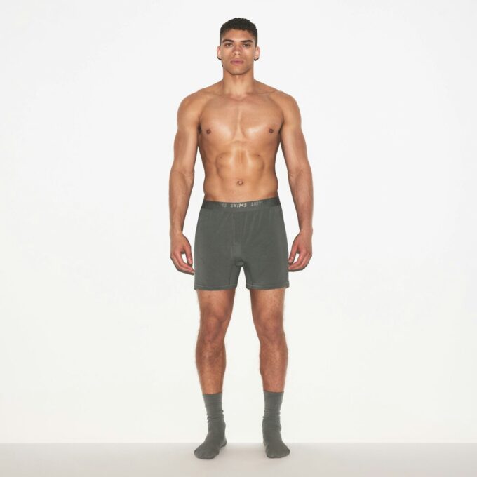 SKIMS STRETCH Herren-Strickboxershorts, 3er-Pack SKIMS STRETCH Herren-Strickboxershorts, 3er-Pack