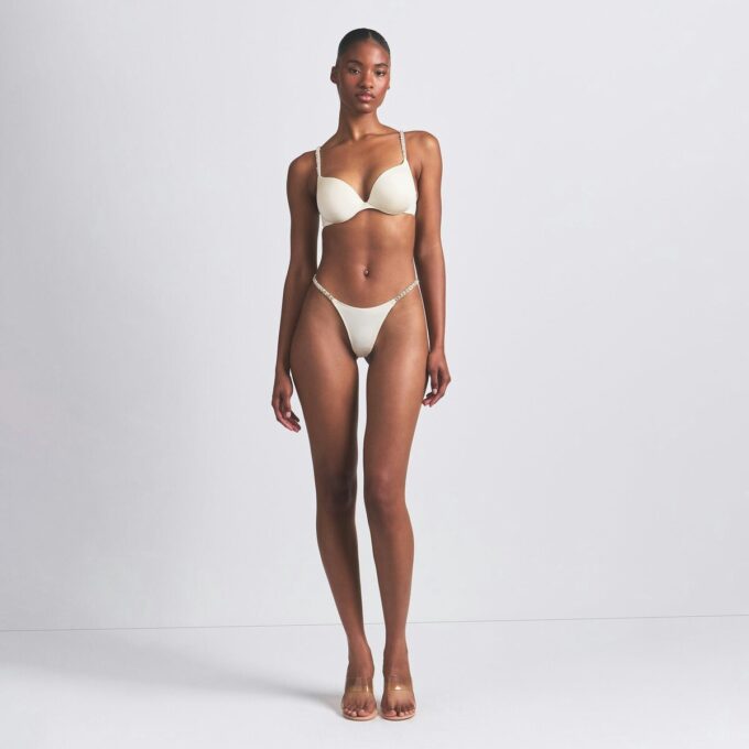 SKIMS ULTIMATE RHINESTONE TEARDROP PUSH-UP BH