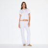 Slim-Fit-Hose aus Baumwollfleece mit niedrigem Bund Slim-Fit-Hose aus Baumwollfleece mit niedrigem Bund