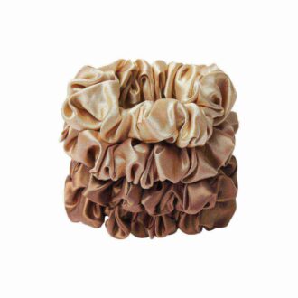 SLIP X SKIMS PURE SILK GROSSE SCRUNCHIES 4ER-PACK