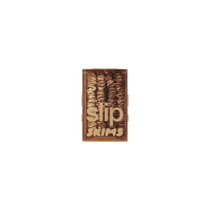 SLIP X SKIMS PURE SILK SKINNY SCRUNCHIES 4ER-PACK SLIP X SKIMS PURE SILK SKINNY SCRUNCHIES 4ER-PACK
