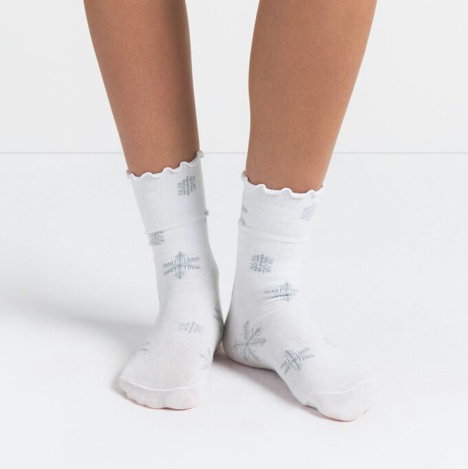 Socken mit Salatrand Socken mit Salatrand