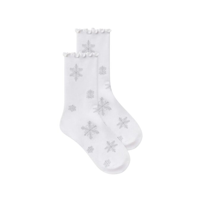 Socken mit Salatrand Socken mit Salatrand